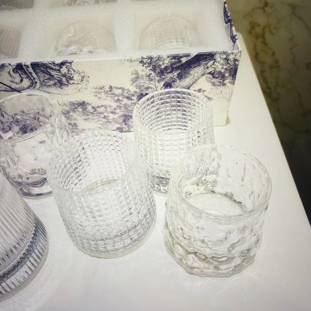 set of six transparent water glasses - Image 3 of 5